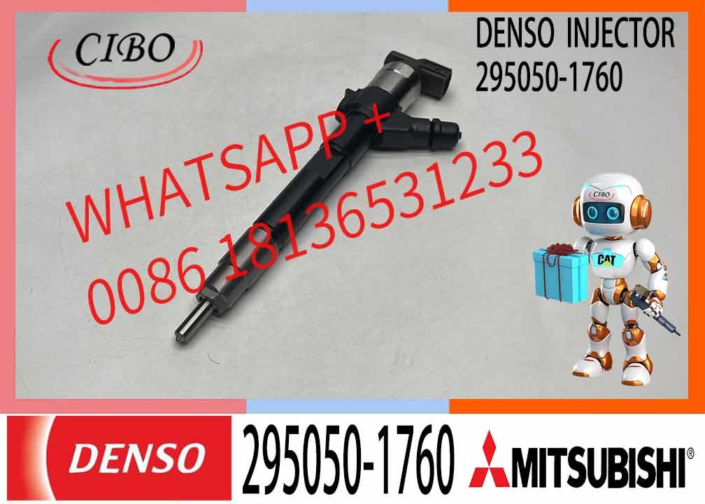Genuine 295050-1760 Common Rail Injector 295050-1760 1465A439 For MITSUBISHI L200 TRITON 4N15 ENGINE