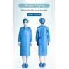 Buy cheap Nonwoven Sms Standard Disposable Protective Gown Long Sleeve Antipollution from wholesalers