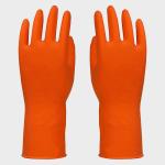 Flexible Cotton Flocklined 35g Kitchen Rubber Gloves