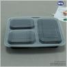 Buy cheap Diposable 3-Compartments Takeaway Plastic Food Container Disposable Food Grade PP Fast Food Box Food Usage Fast Food Box from wholesalers