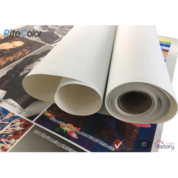 Digital Printing Cotton Fabric , Large Format 320gsm Printable Canvas Paper