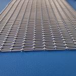 Stainless Steel Decorative Woven Metal Wire Mesh Panel Curtain For Architectural