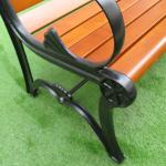 Patio Furniture Metal Outdoor Steel Wood Park Bench Seat Cast Iron Bench with