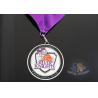 Buy cheap basketball Club Antique Silver Plating Custom Award Medals Soft Enamel Sports Events Medallion from wholesalers