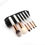 Environmental Protection 6pcs Real Hair Makeup Brush Set Plastic Handle