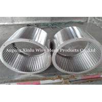Buy cheap SS 321 304 Rotary Screen Drum OD 620mm With Long 0.6m Wedge Wire Cylinder product