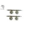 Buy cheap Strong Zamak Customized Casket Handles , Golden Metal Coffin Ornamental H9025 from wholesalers