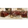 Buy cheap Custom ISO American Luxury Living Room Furniture ISO14001 Royal Leather Sofa Set from wholesalers
