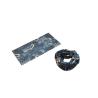 Buy cheap 100% Polyeater Microfiber Multifunctional Headwear Tube Blue 25 * 50 CM from wholesalers