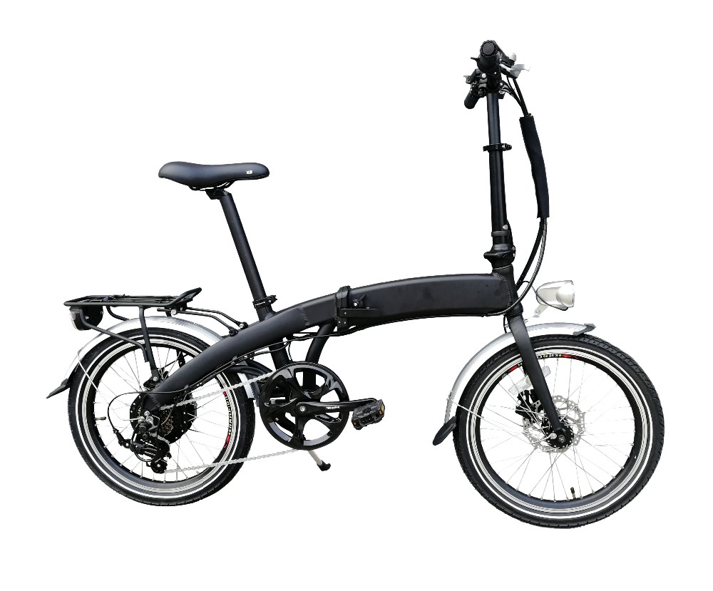 Convenient 20 Inch Wheel Electric Folding Bike 6 Speed With 36V 7.8Ah Lithium Battery