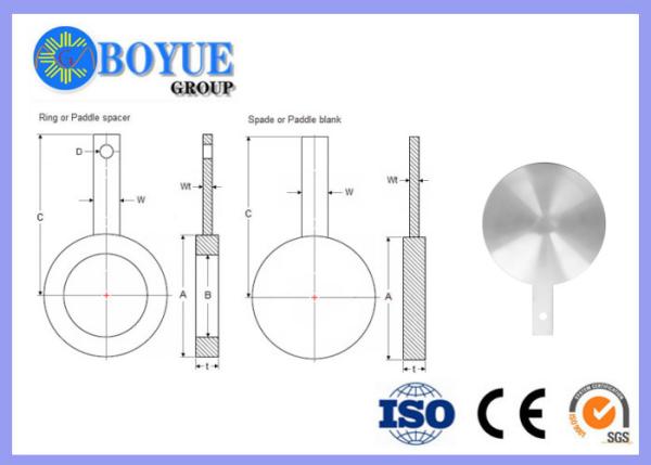 Buy cheap SCH120 DN150 Spade Flange ASTM ASME B/S C71500 CuNi 70/30 High Performance from wholesalers