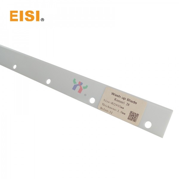 High Strength Komori L28 Wash Up Blade 822X35X1.0mm PTFE Material