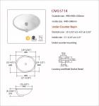 Ada Wall Mount Bathroom Sink Unglazed Underside Commercial Wall Hung Lavatory