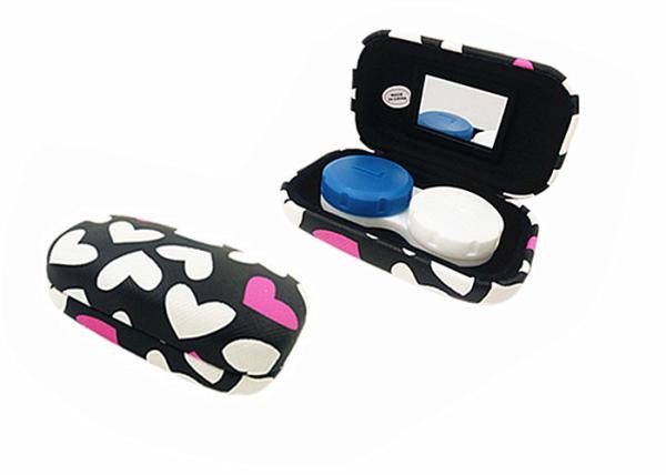 Buy cheap Heart Pattern Iron Contact Lens Travel Case Lovely Suitable For Women / Youth from wholesalers
