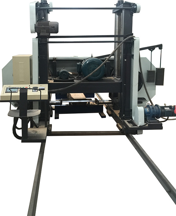 Big size diesel horizontal log cutting bandsaw wood saw mill for hardwood