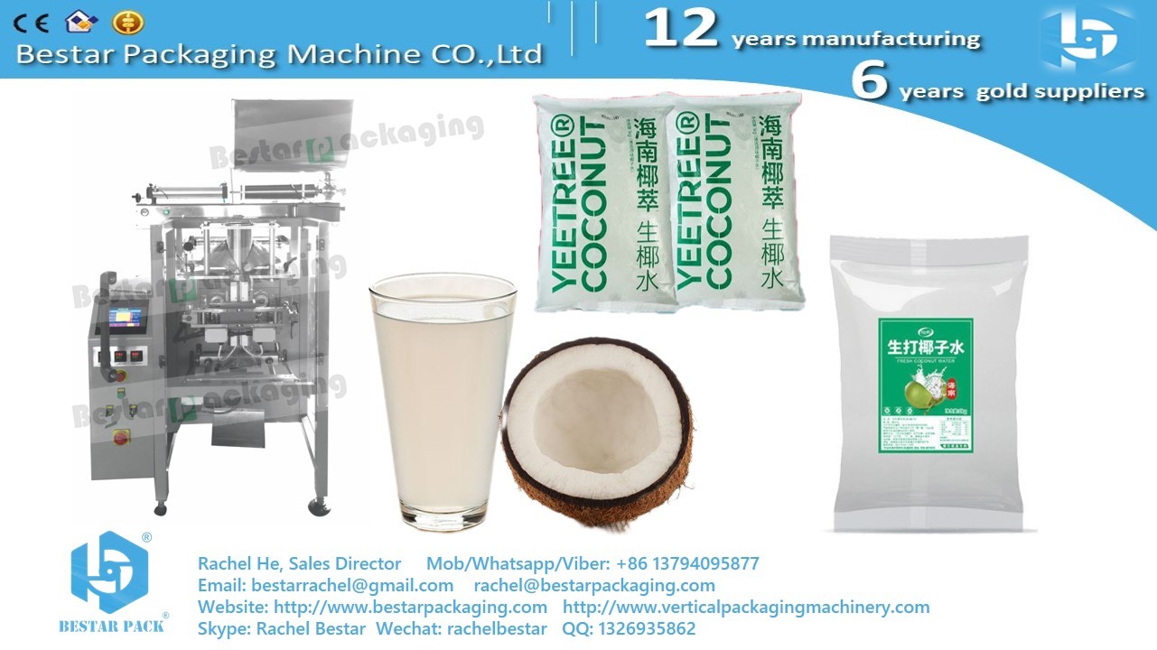 How to pack orange juice pouch in 2L automatically BSTV-450P