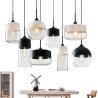 Buy cheap Geometric Drop glass pendant light Fixtures for Indoor home Lighting Fixtures (WH-GP-16) from wholesalers