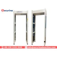 Buy cheap Voice Prompts Security Walk Through Metal Detector Body Temperature Measuring product
