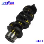 Hanker HRC 45 Isuzu 4LE1 Casting Crankshaft , Car Crankshaft With Stock