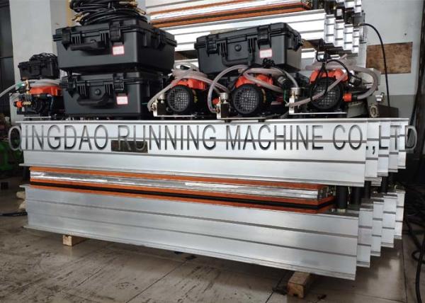 Buy cheap Heavyweight Sectional Conveyor Rubber Belt Vulcanizing Machine 1800mm from wholesalers