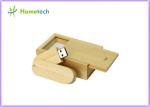 Swivel USB 3.0 Flash Drive , small wooden usb drive logo FOR Gift