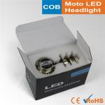 Silver Body 1800LM 6500K Motorcycle LED Headlight Bulb