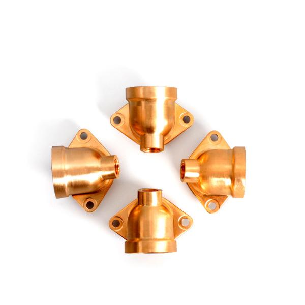 Buy cheap Brass Red Copper 5 Axis CNC Machining Service Electropolishing from wholesalers