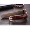 Buy cheap 316L Case Genuine Leather Strap Automatic Wristband Watch Waterproof from wholesalers
