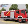 Buy cheap Sinotruk HOWO 4x2 6 Wheels 290HP RHD Fire Rescue Truck from wholesalers