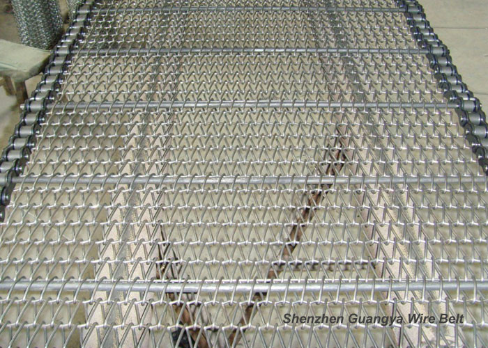 Heat Resistant Stainless Steel Wire Mesh , Metal Wire Food Industry Conveyor Belt
