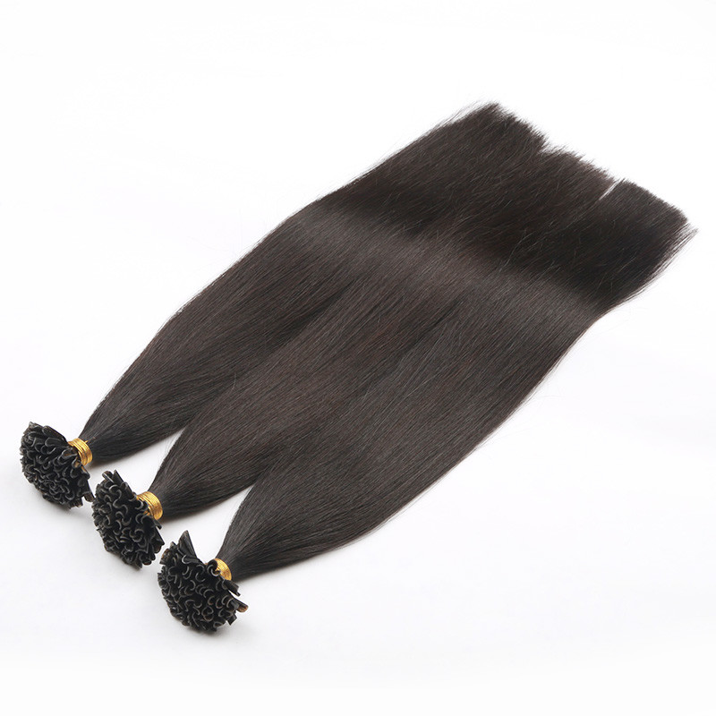 indian durable remy human hair 0.8g 1g tangle free Italian Keratin Flat Tip Hair Extension