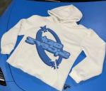 Custom 3D Puff Printing 100% Cotton French Terry Heavyweight Crop Hoodies