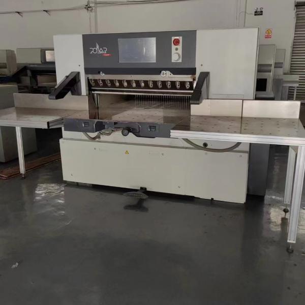 Buy cheap 380V Electric Paper Cutter Guillotine Cutting Machine 2800x2800x1600 Mm For Smooth Cutting from wholesalers
