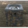 Buy cheap Brazier Outdoor Garden Propane Gas Fire Pit Slate Rock Liquefied Petroleum Camping from wholesalers