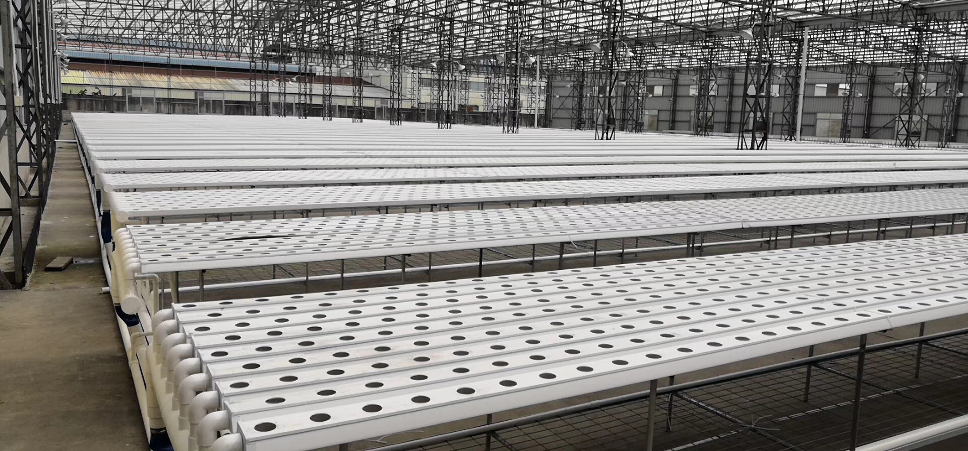 Eco-friendly 120*120 mm PVC Square for Hydroponic NFT Growing Systems in PP Material
