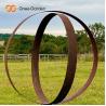 Buy cheap SGS Certified Rust Corten Steel Rusty Metal Ring Sculpture Outdoor Landscapes from wholesalers