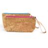 Buy cheap Scratchproof Makeup Cork Fabric Bags Lightweight Cork Toiletry Bag Eco from wholesalers