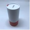 Buy cheap White Kraft Paper Tube Packaging Eco friendly Gift Red Cosmetic UV Coating from wholesalers