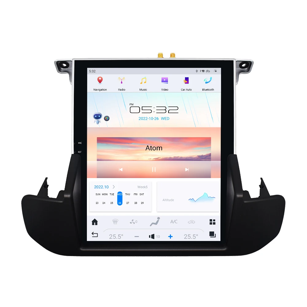 Vertical Screen Car Radio For Land Range Rover Discovery 4 2009-2016 New Upgrade Carplay GPS Navigation Multimedia play
