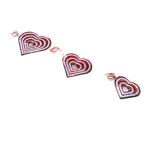Motorcycle 12V LED Seven Colored Light Love Peach Rear Tail Burst Flashing Light
