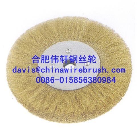 Buy cheap Crimped Wire Circular Brushes with Nuts from wholesalers