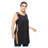 Buy cheap Long Style Women'S Plus Size Yoga Wear Plus Size Sleeveless Tops 180g from wholesalers