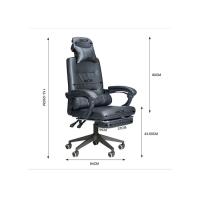 Buy cheap Mid Back 1060 Mm Five Claws Modern Leather Desk Chair product