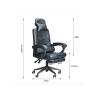 Buy cheap Mid Back 1060 Mm Five Claws Modern Leather Desk Chair from wholesalers