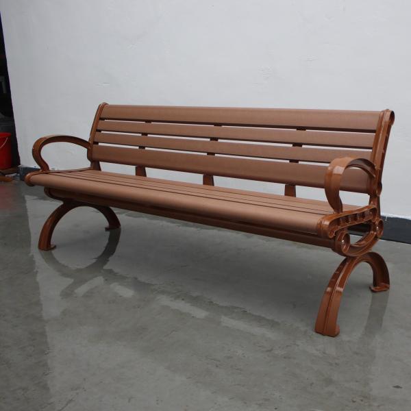 Buy cheap Traditional Rustic Garden Outdoor Wooden Bench With Recycle Composite Material from wholesalers