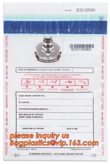 tamper proof sealing bags;security police bag;security bank coin bag, Custom Printed Self Adhesive Sealing Bank Money St