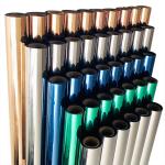 Glass PET Building Window Film Silver 20% VLT 2mil 1.52 X 30m