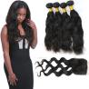 Buy cheap 4 Bundles Of Malaysian Virgin Hair Extensions Clean Weft Natural Appearance from wholesalers