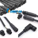 M12 2 3 4 5 6 Pin Nut Type Docking Plug for Sanitary Ware Accessory