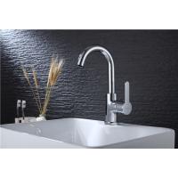 Buy cheap Chrome Plated Industrial Sink Faucet , Ceramic Valve Core Brushed Stainless product